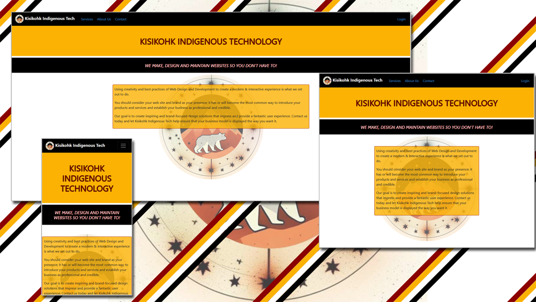 responsive web design button image